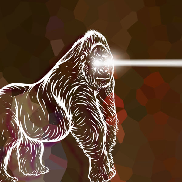 Gorilla Laser Eyes